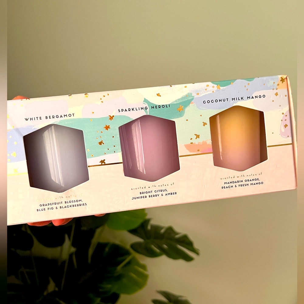 Pardon my Sparkle 3 votive candle set